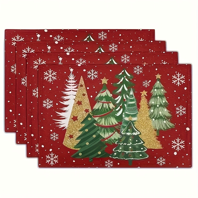 Red Christmas Tree Snowflake P - Family Tree Print recension och pris