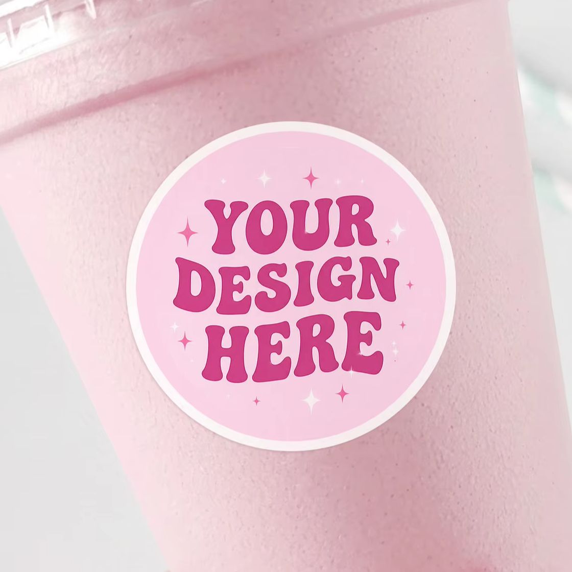 1-130Pcs Clear PVC Custom Roun - Personalised Candle Label recension och pris