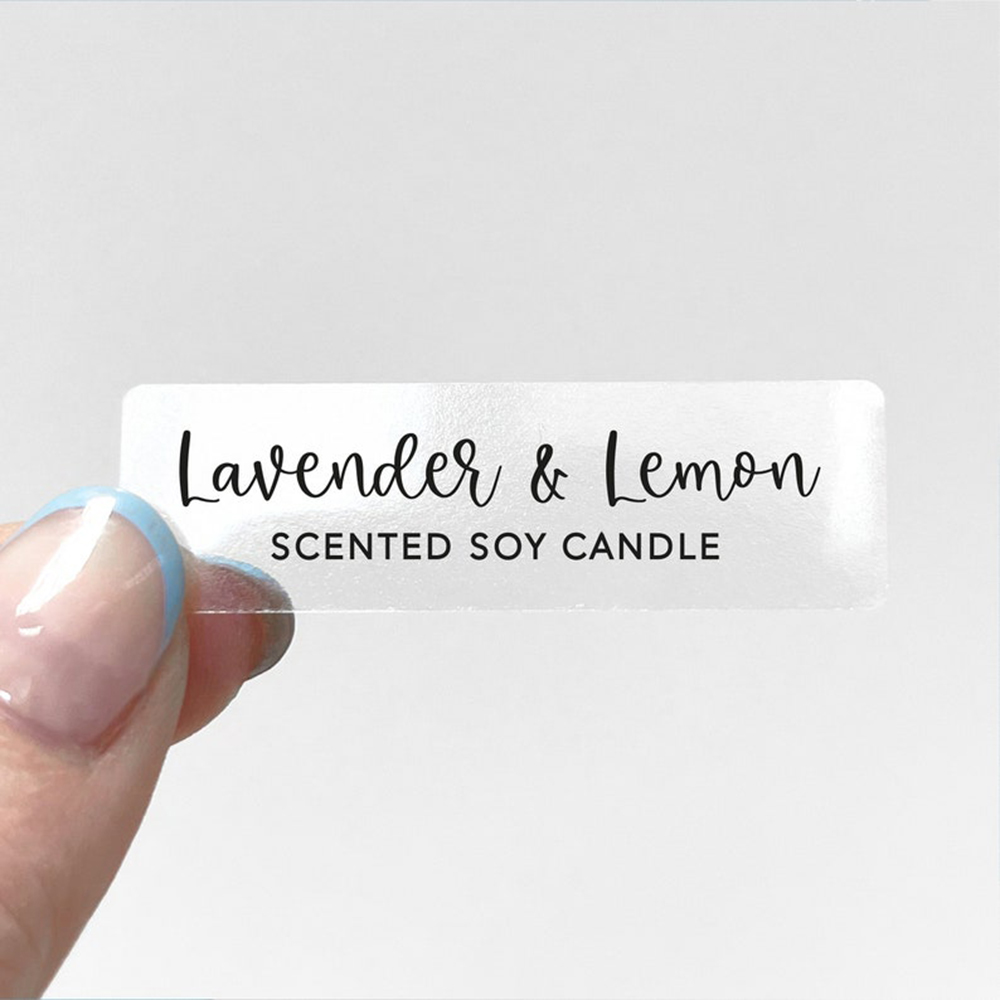 50pcs 45x15mm Personalized Cus - Personalised Candle Label recension och pris