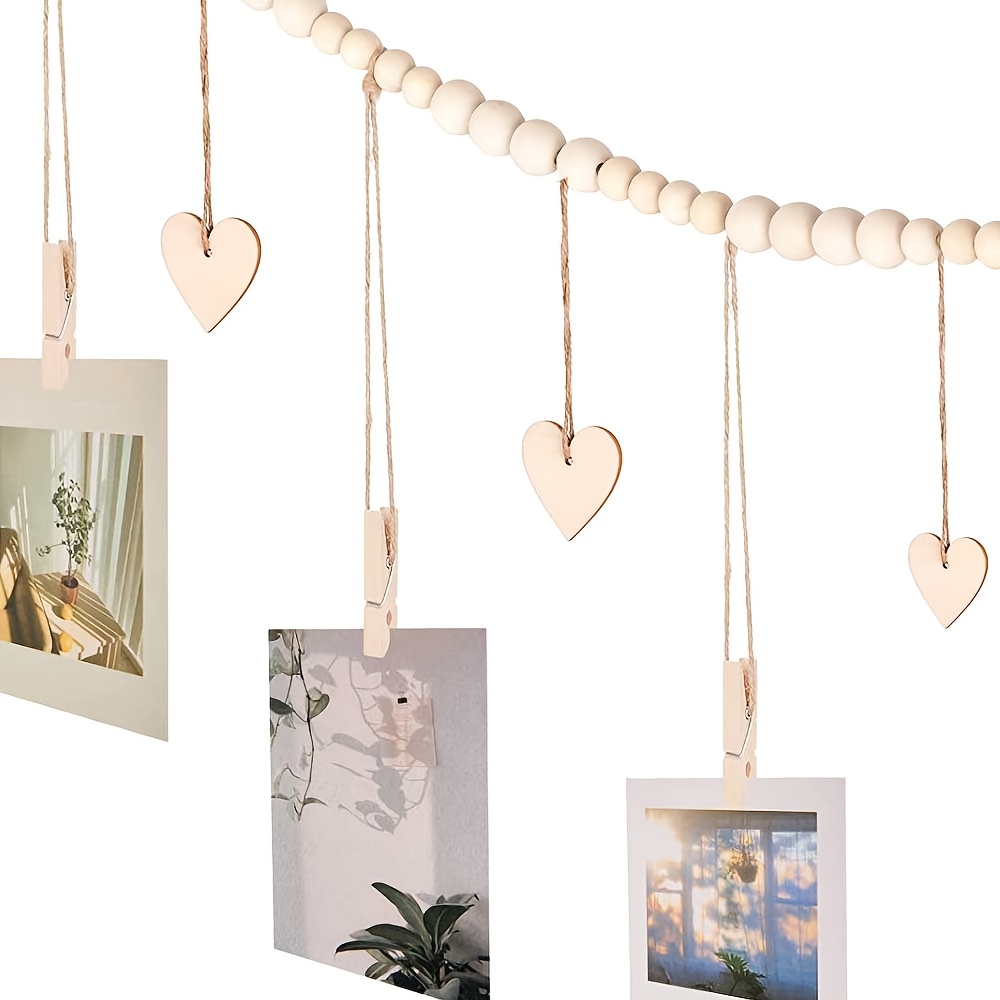 Hanging Photo Display Wall Dec - Engraved Wood Frame recension och pris