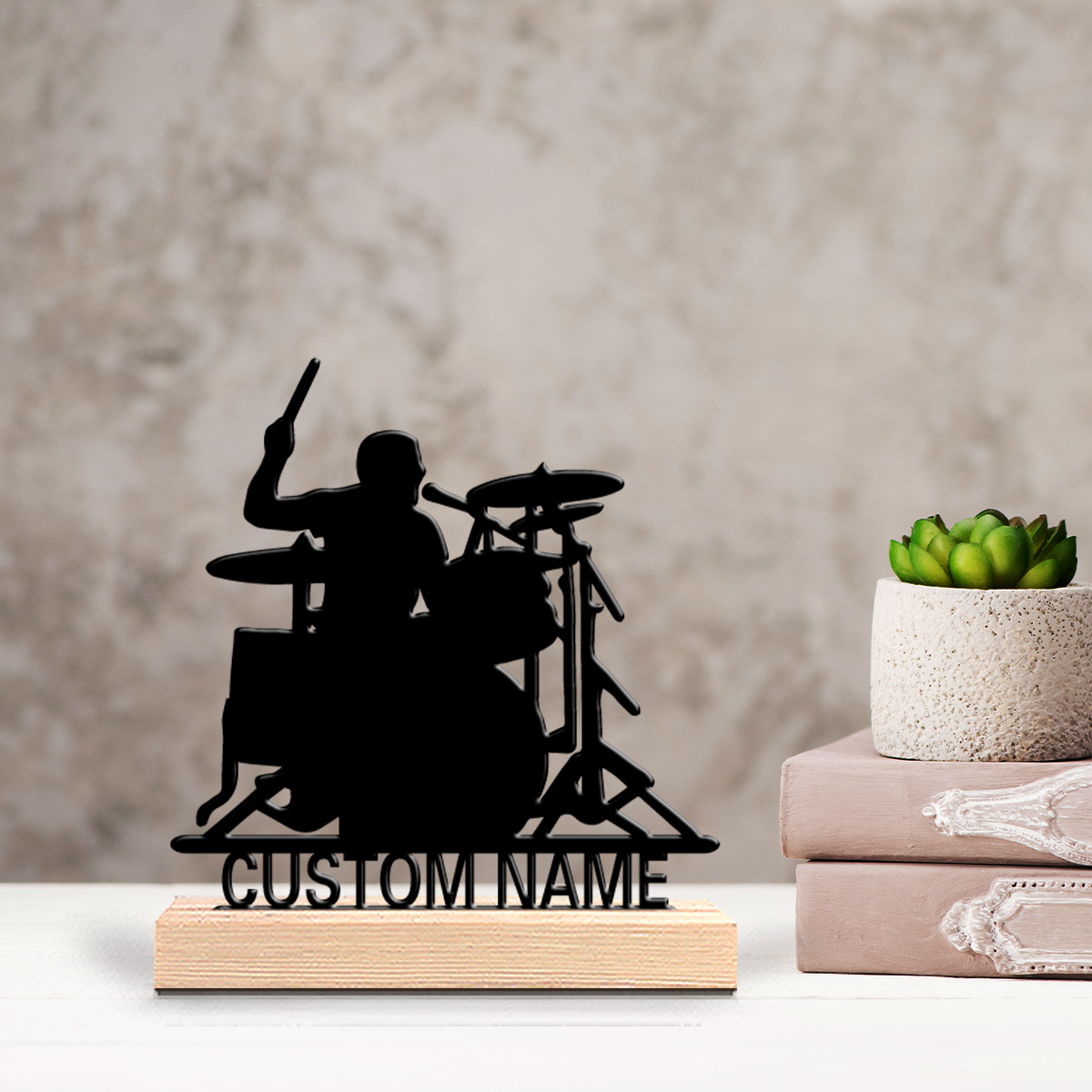 1pc Stylish Personalized Custo - Engraved Wood Frame recension och pris