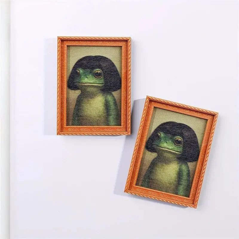 Mini Wooden Photo Frame Frog F - Engraved Wood Frame recension och pris